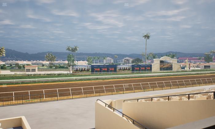 Del Mar Thoroughbred Club - Section Stretch Run Box 48 B Lvl 2 Seat View