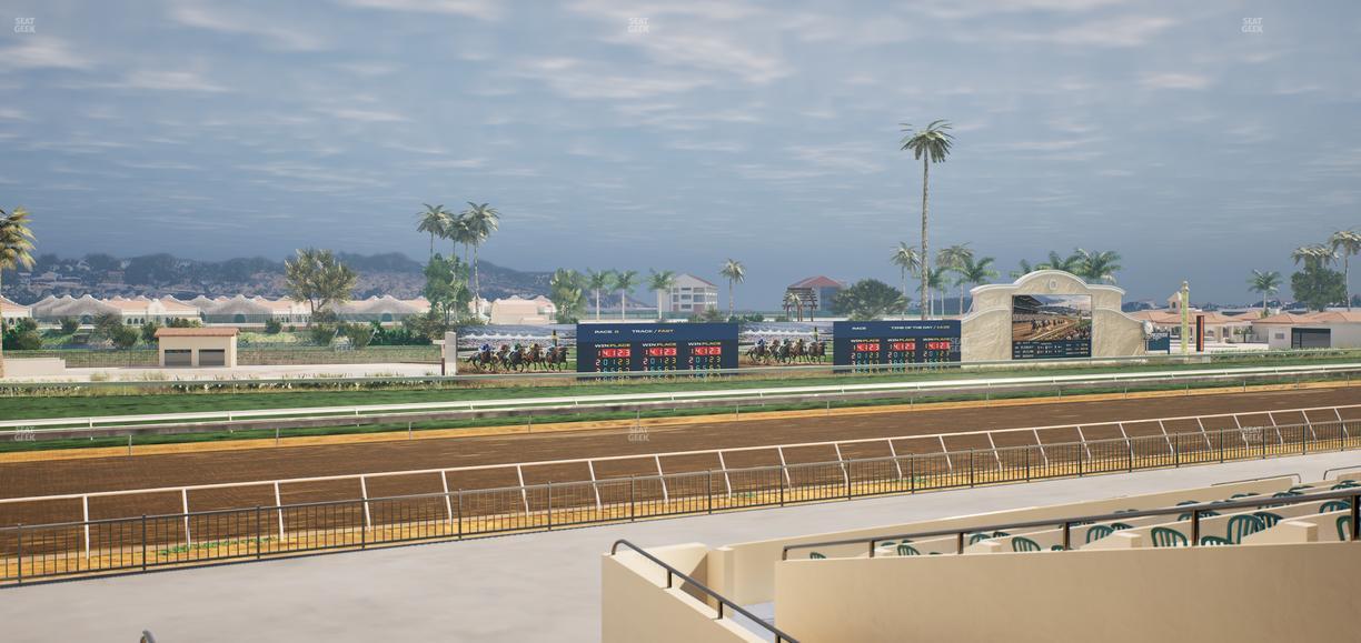 Del Mar Thoroughbred Club - Section Stretch Run Box 48 B Lvl 2 Seat View