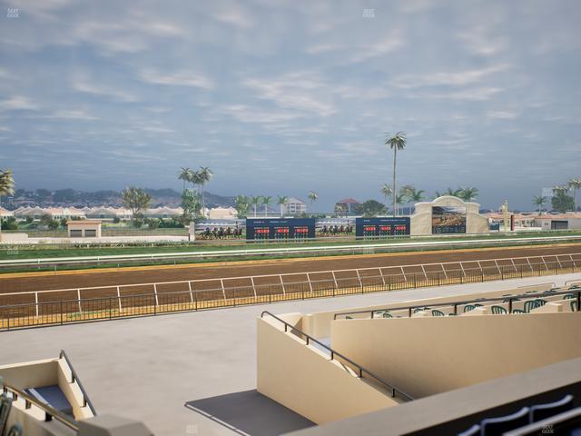 Del Mar Thoroughbred Club - Section Stretch Run Box 48 B Lvl 2 Seat View
