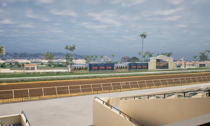 Del Mar Thoroughbred Club - Section Stretch Run Box 48 B Lvl 2 Seat View