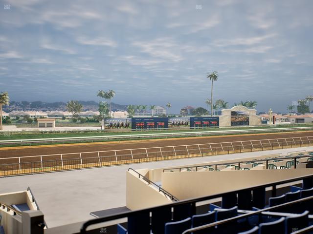 Del Mar Thoroughbred Club - Section Stretch Run Box 48 C Lvl 2 Seat View
