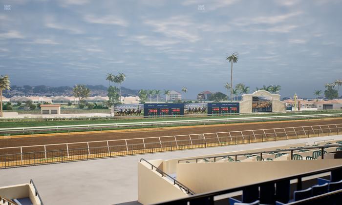 Del Mar Thoroughbred Club - Section Stretch Run Box 48 C Lvl 2 Seat View