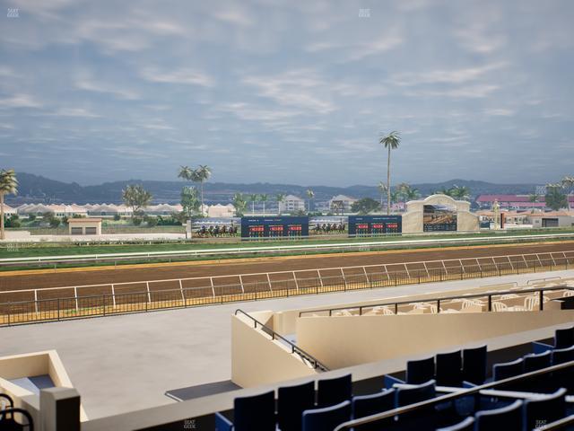 Del Mar Thoroughbred Club - Section Stretch Run Box 48 C Lvl 2 Seat View