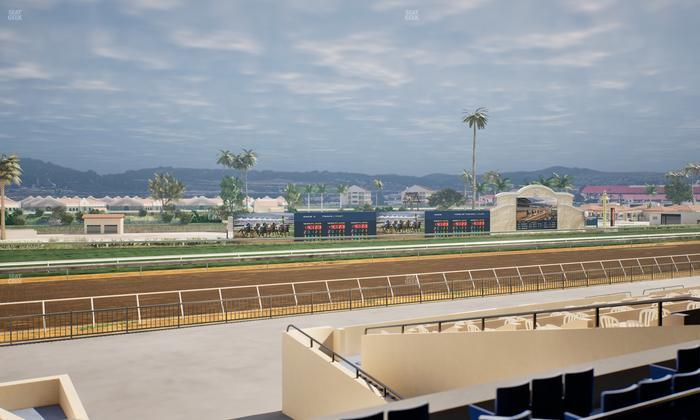 Del Mar Thoroughbred Club - Section Stretch Run Box 48 C Lvl 2 Seat View