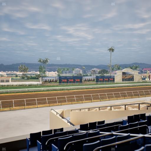 Del Mar Thoroughbred Club - Section Stretch Run Box 48 D Lvl 2 Seat View