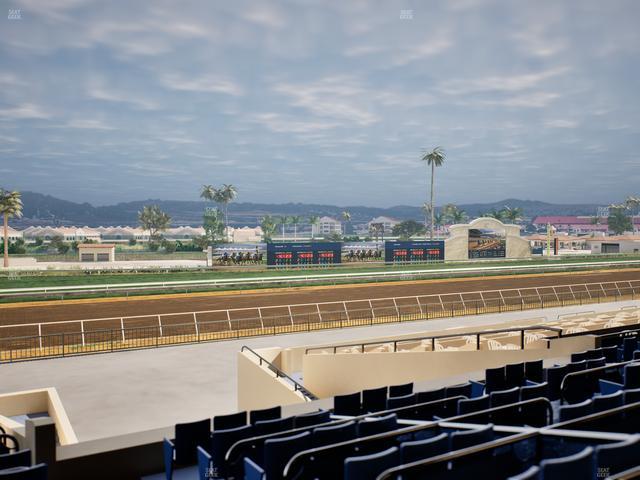 Del Mar Thoroughbred Club - Section Stretch Run Box 48 D Lvl 2 Seat View