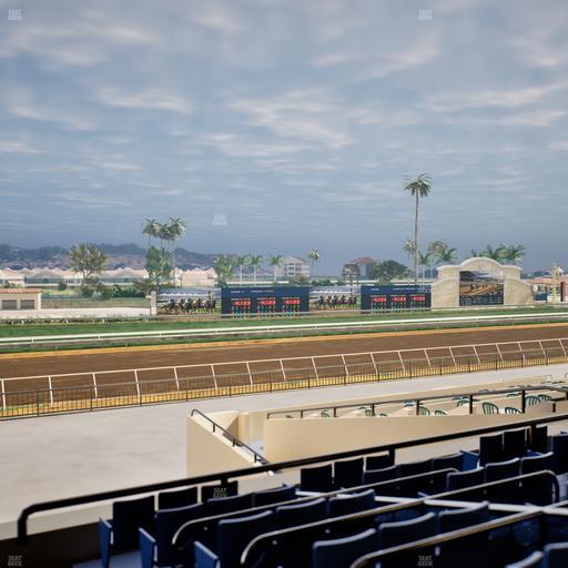 Del Mar Thoroughbred Club - Section Stretch Run Box 48 D Lvl 2 Seat View