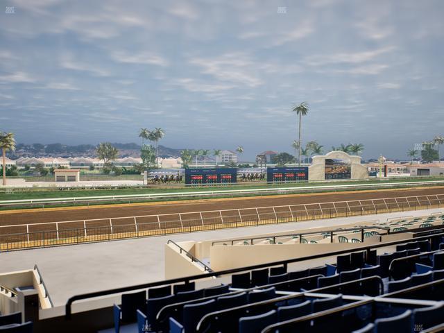 Del Mar Thoroughbred Club - Section Stretch Run Box 48 D Lvl 2 Seat View