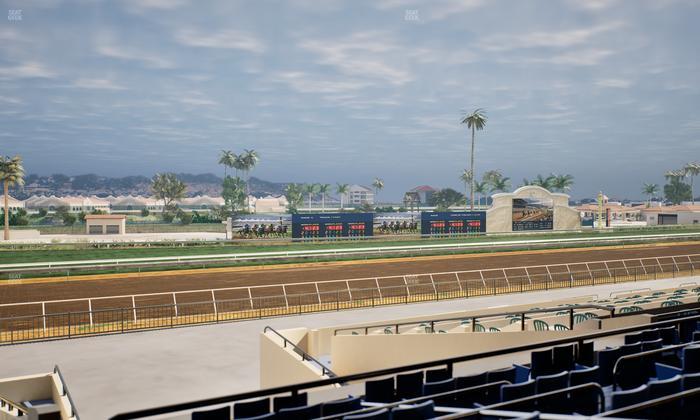 Del Mar Thoroughbred Club - Section Stretch Run Box 48 D Lvl 2 Seat View