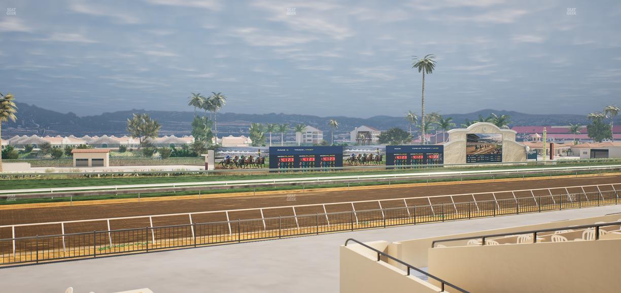 Del Mar Thoroughbred Club - Section Stretch Run Box 49 A Lvl 2 Seat View