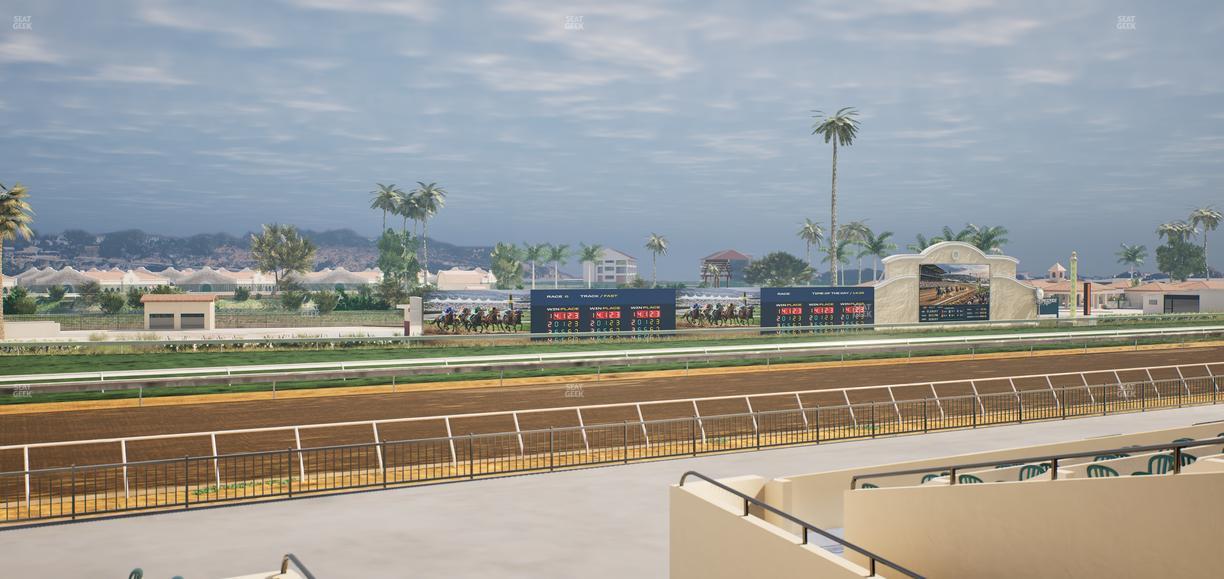 Del Mar Thoroughbred Club - Section Stretch Run Box 49 A Lvl 2 Seat View