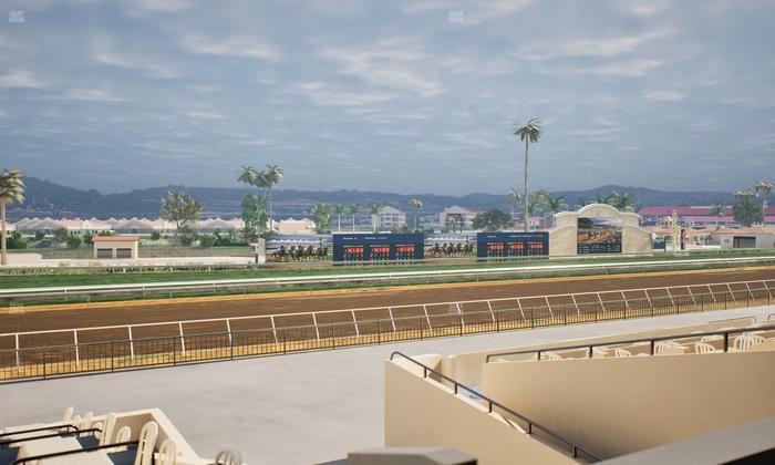 Del Mar Thoroughbred Club - Section Stretch Run Box 49 B Lvl 2 Seat View