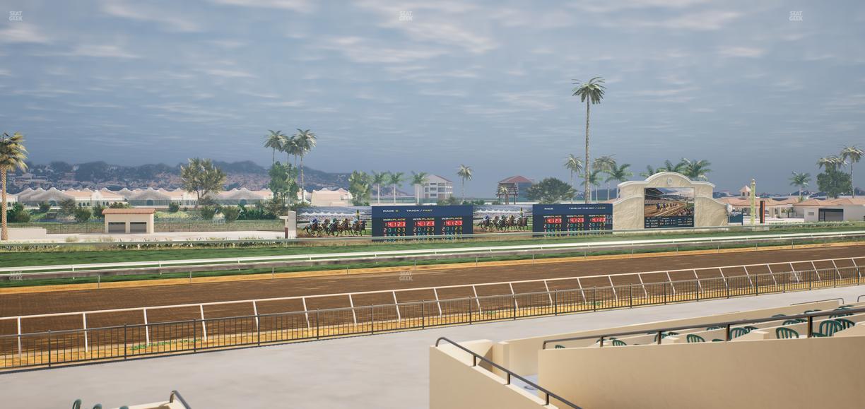 Del Mar Thoroughbred Club - Section Stretch Run Box 49 B Lvl 2 Seat View