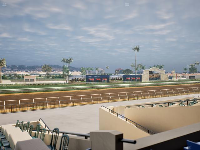 Del Mar Thoroughbred Club - Section Stretch Run Box 49 B Lvl 2 Seat View