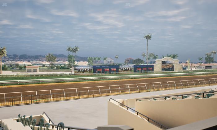 Del Mar Thoroughbred Club - Section Stretch Run Box 49 B Lvl 2 Seat View