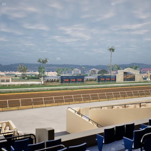 Del Mar Thoroughbred Club - Section Stretch Run Box 49 C Lvl 2 Seat View