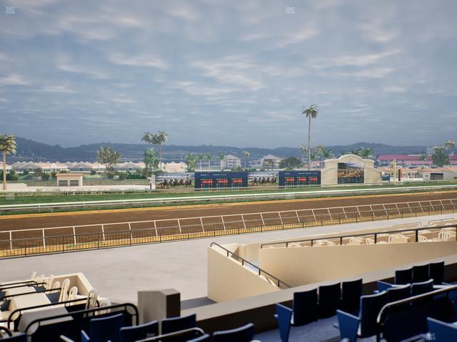 Del Mar Thoroughbred Club - Section Stretch Run Box 49 C Lvl 2 Seat View