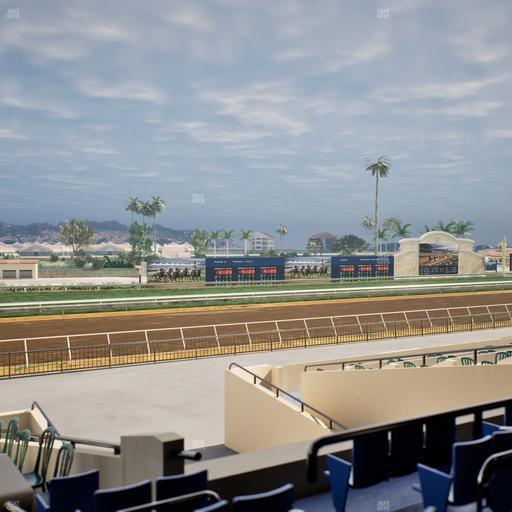 Del Mar Thoroughbred Club - Section Stretch Run Box 49 C Lvl 2 Seat View