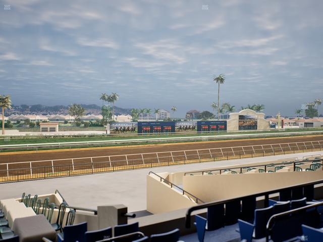 Del Mar Thoroughbred Club - Section Stretch Run Box 49 C Lvl 2 Seat View