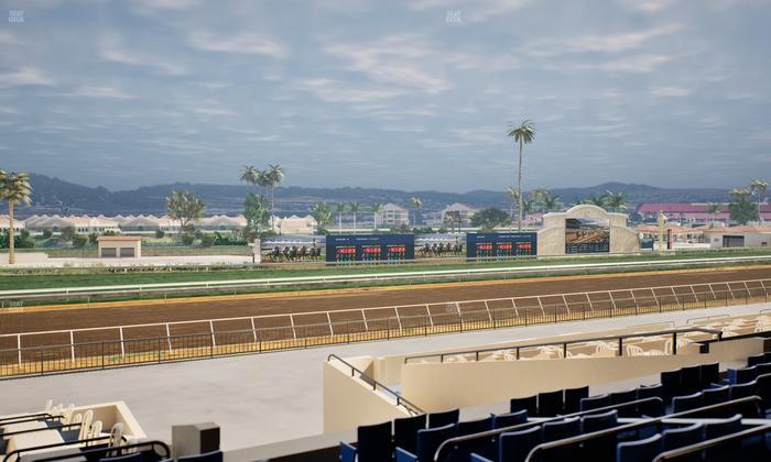 Del Mar Thoroughbred Club - Section Stretch Run Box 49 D Lvl 2 Seat View
