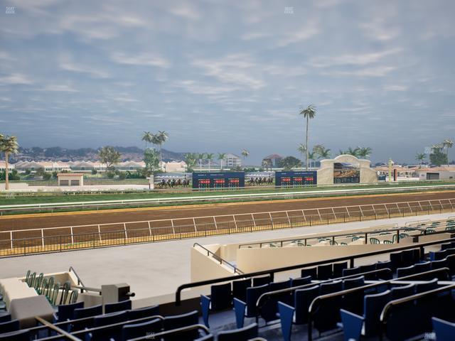 Del Mar Thoroughbred Club - Section Stretch Run Box 49 D Lvl 2 Seat View