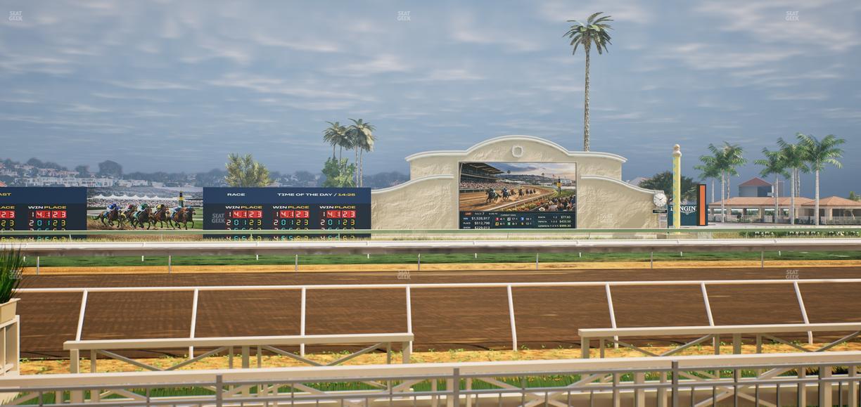 Del Mar Thoroughbred Club - Section Stretch Run Box 5 A Lvl 1 Seat View