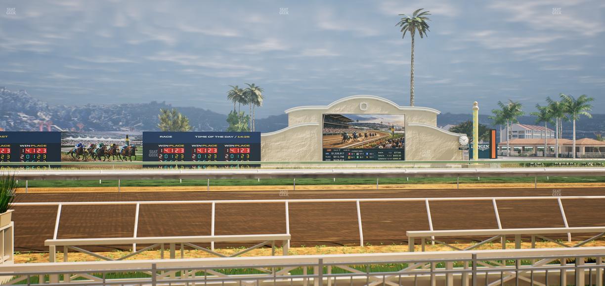 Del Mar Thoroughbred Club - Section Stretch Run Box 5 A Lvl 1 Seat View