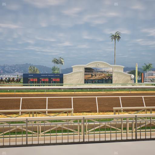 Del Mar Thoroughbred Club - Section Stretch Run Box 5 A Lvl 1 Seat View