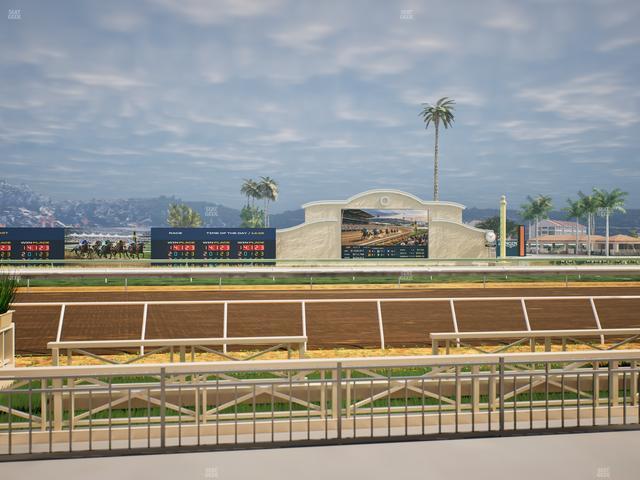Del Mar Thoroughbred Club - Section Stretch Run Box 5 A Lvl 1 Seat View