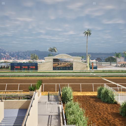 Del Mar Thoroughbred Club - Section Stretch Run Box 5 A Lvl 2 Seat View