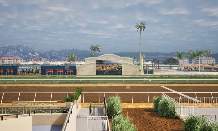 Del Mar Thoroughbred Club - Section Stretch Run Box 5 A Lvl 2 Seat View