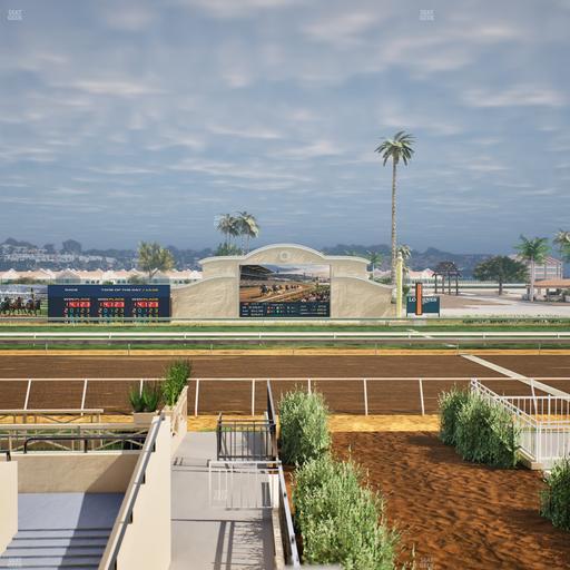 Del Mar Thoroughbred Club - Section Stretch Run Box 5 A Lvl 2 Seat View