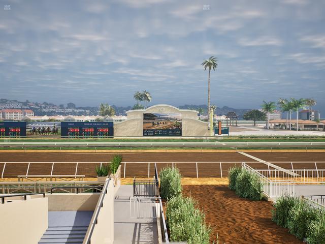 Del Mar Thoroughbred Club - Section Stretch Run Box 5 A Lvl 2 Seat View