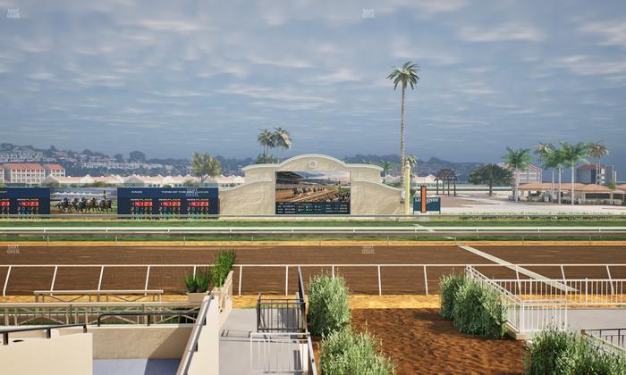 Del Mar Thoroughbred Club - Section Stretch Run Box 5 A Lvl 2 Seat View