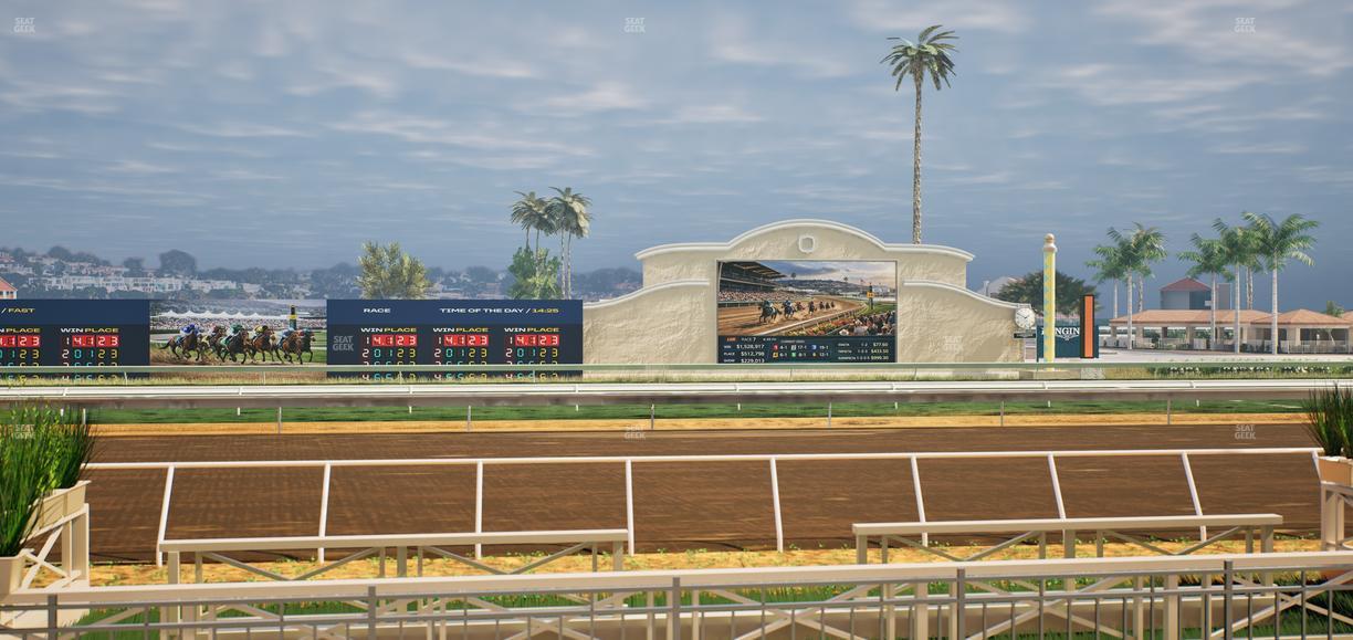 Del Mar Thoroughbred Club - Section Stretch Run Box 5 B Lvl 1 Seat View