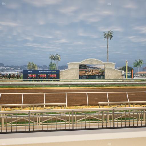 Del Mar Thoroughbred Club - Section Stretch Run Box 5 B Lvl 1 Seat View
