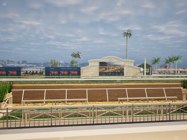 Del Mar Thoroughbred Club - Section Stretch Run Box 5 B Lvl 1 Seat View
