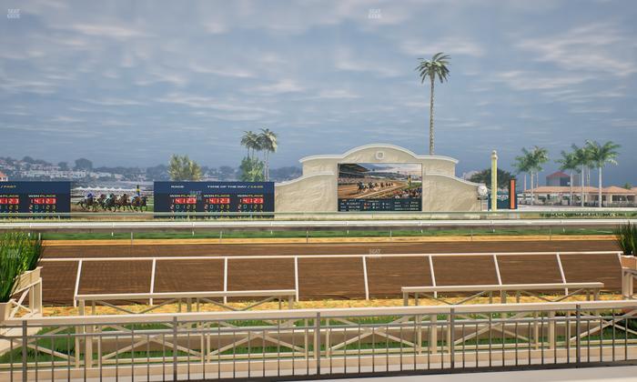 Del Mar Thoroughbred Club - Section Stretch Run Box 5 B Lvl 1 Seat View