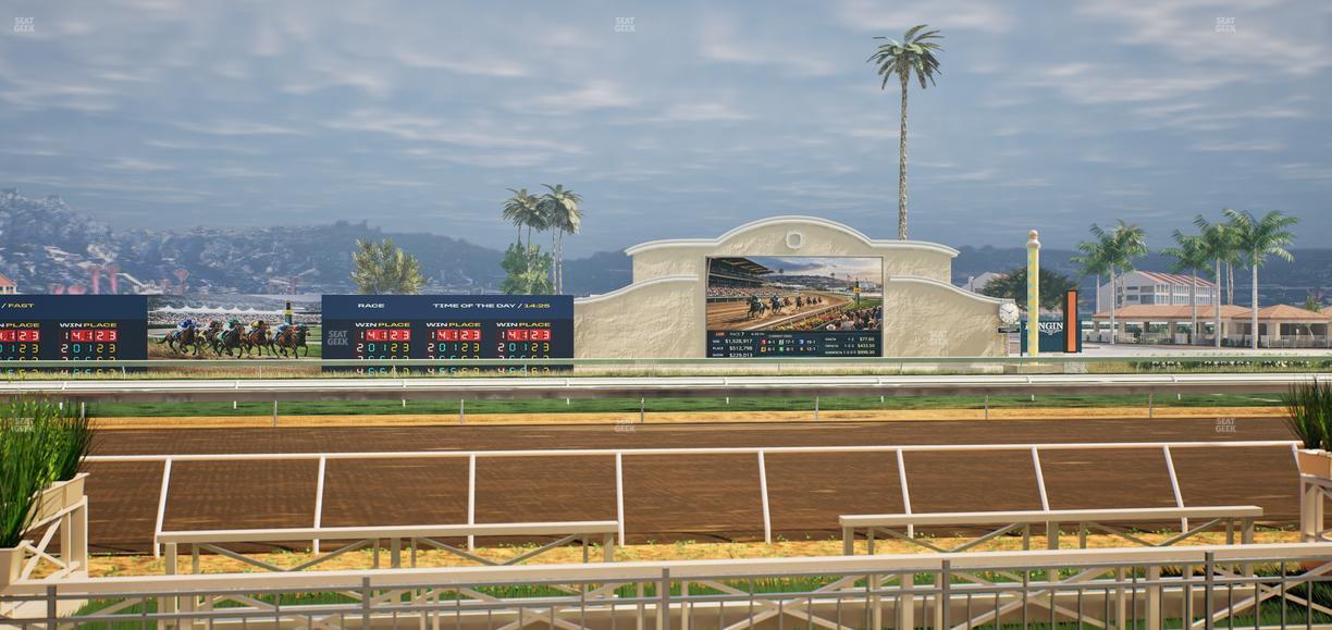 Del Mar Thoroughbred Club - Section Stretch Run Box 5 B Lvl 1 Seat View