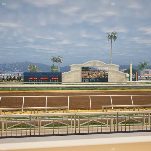 Del Mar Thoroughbred Club - Section Stretch Run Box 5 B Lvl 1 Seat View