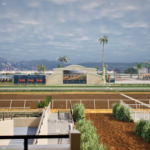 Del Mar Thoroughbred Club - Section Stretch Run Box 5 B Lvl 2 Seat View