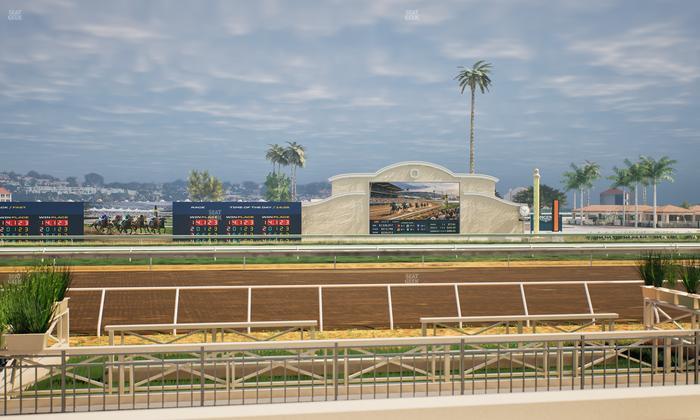 Del Mar Thoroughbred Club - Section Stretch Run Box 5 C Lvl 1 Seat View