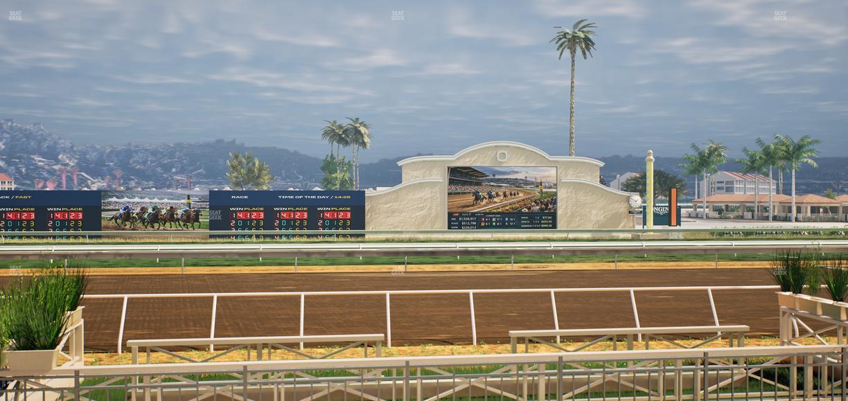 Del Mar Thoroughbred Club - Section Stretch Run Box 5 C Lvl 1 Seat View