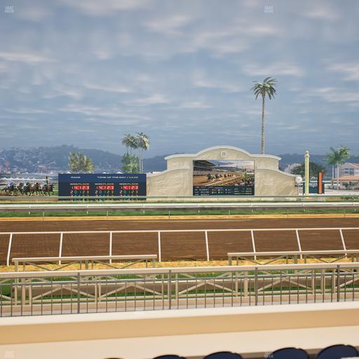 Del Mar Thoroughbred Club - Section Stretch Run Box 5 C Lvl 1 Seat View