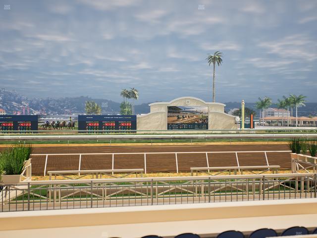 Del Mar Thoroughbred Club - Section Stretch Run Box 5 C Lvl 1 Seat View