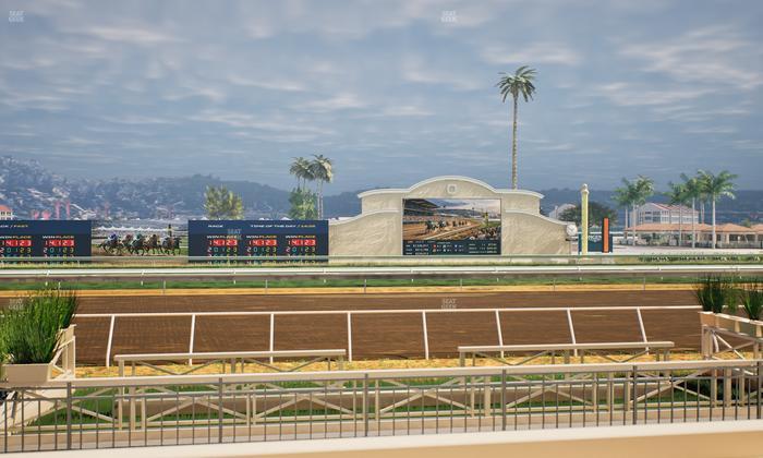 Del Mar Thoroughbred Club - Section Stretch Run Box 5 C Lvl 1 Seat View
