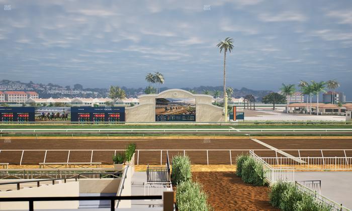 Del Mar Thoroughbred Club - Section Stretch Run Box 5 C Lvl 2 Seat View
