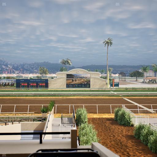 Del Mar Thoroughbred Club - Section Stretch Run Box 5 C Lvl 2 Seat View