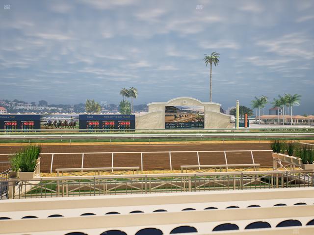 Del Mar Thoroughbred Club - Section Stretch Run Box 5 D Lvl 1 Seat View