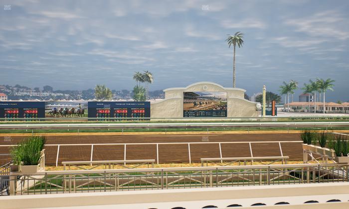 Del Mar Thoroughbred Club - Section Stretch Run Box 5 D Lvl 1 Seat View